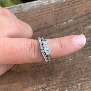 Size 6.5 wedding engagement set